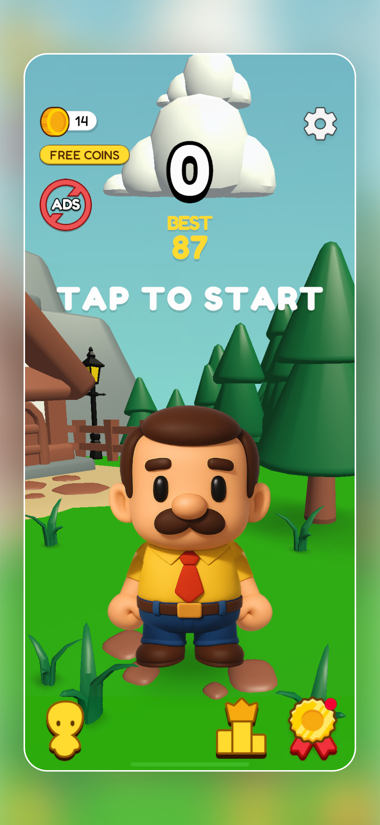 Don't Pop Bob gameplay in the park level