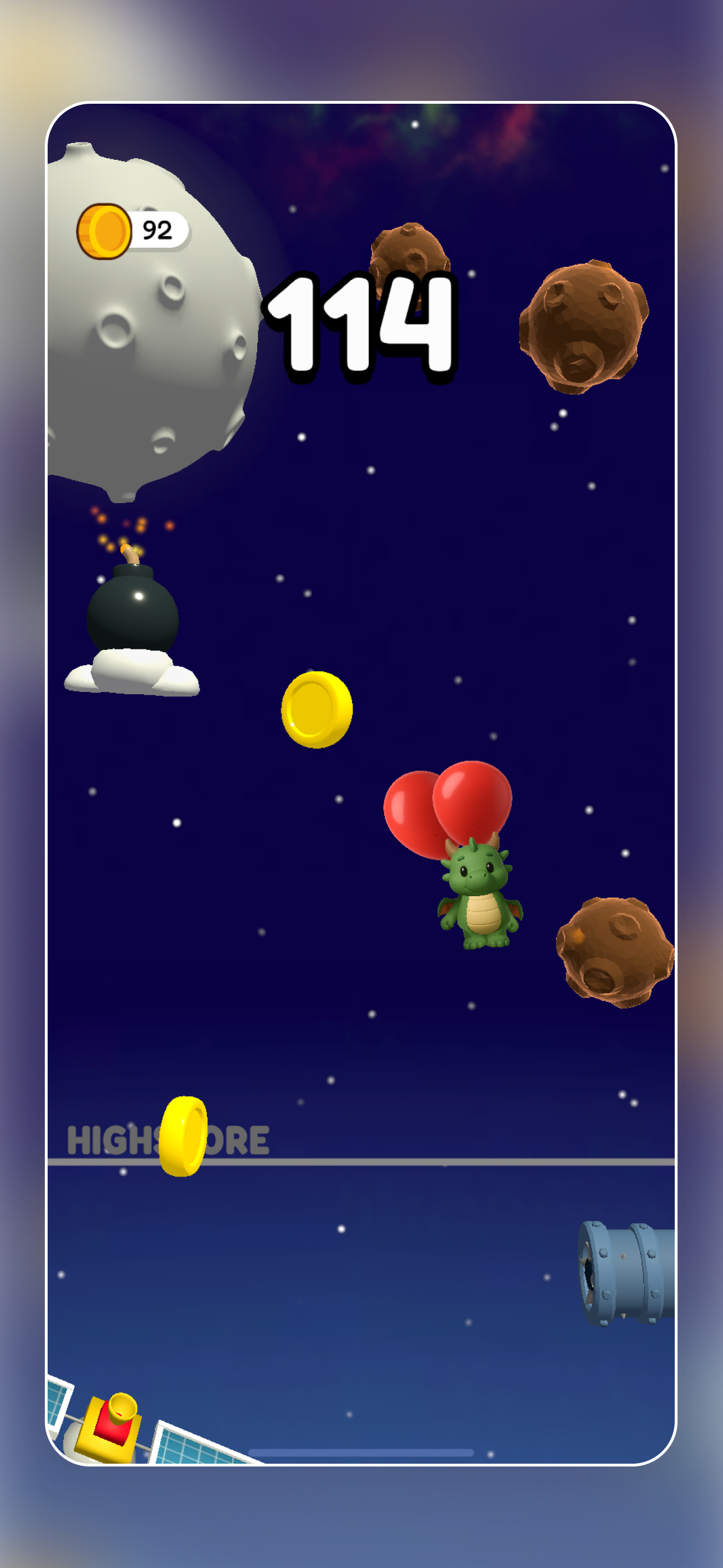 Don't Pop Bob power-up collection